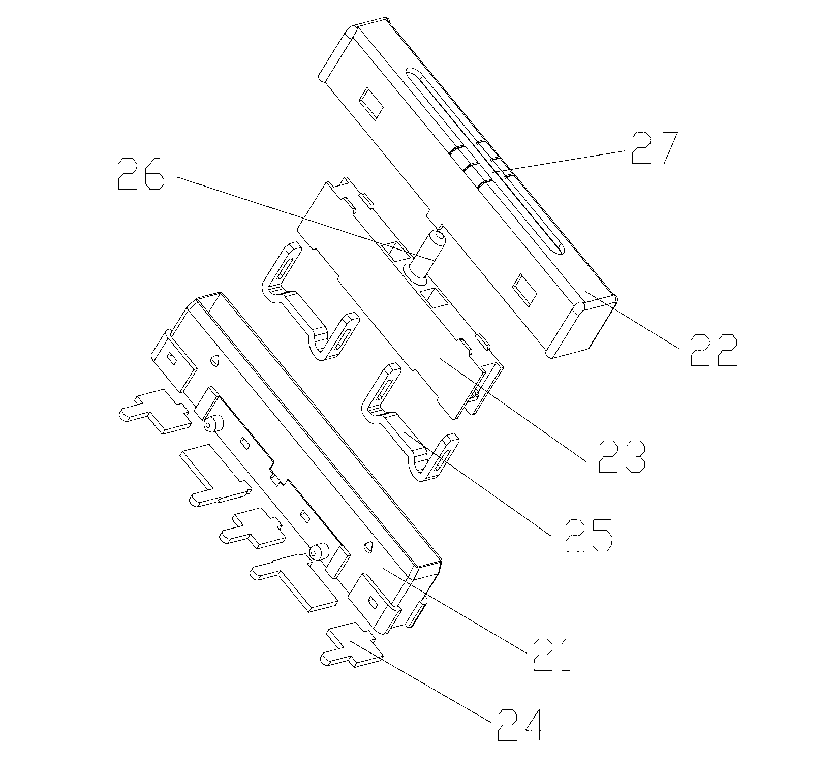 Lifting switch of automotive glass