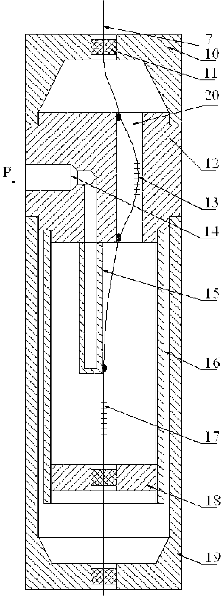 System for detecting temperature and depth of sea water by fiber bragg grating