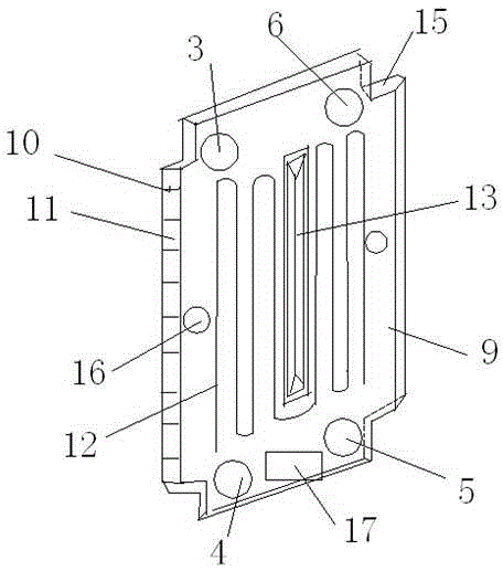 Automatic air heat exchange device for surface air cooler of air conditioning unit