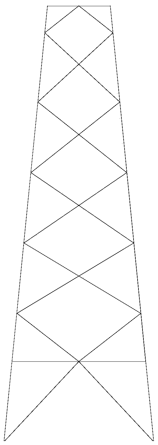 A wind power generating set expansion device