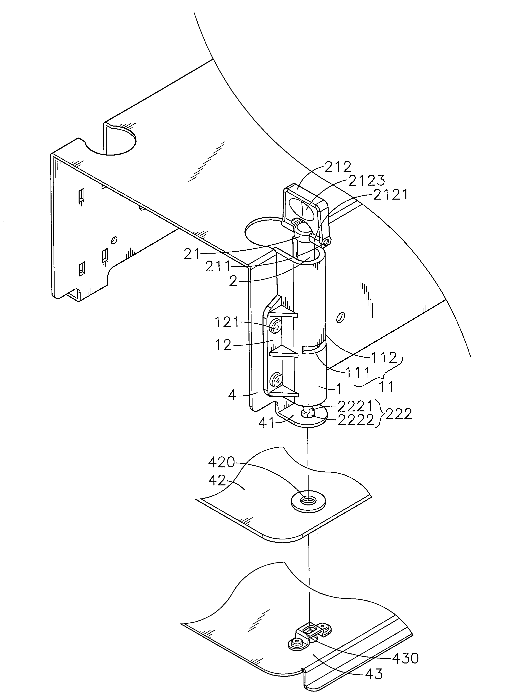 Panel member locking device