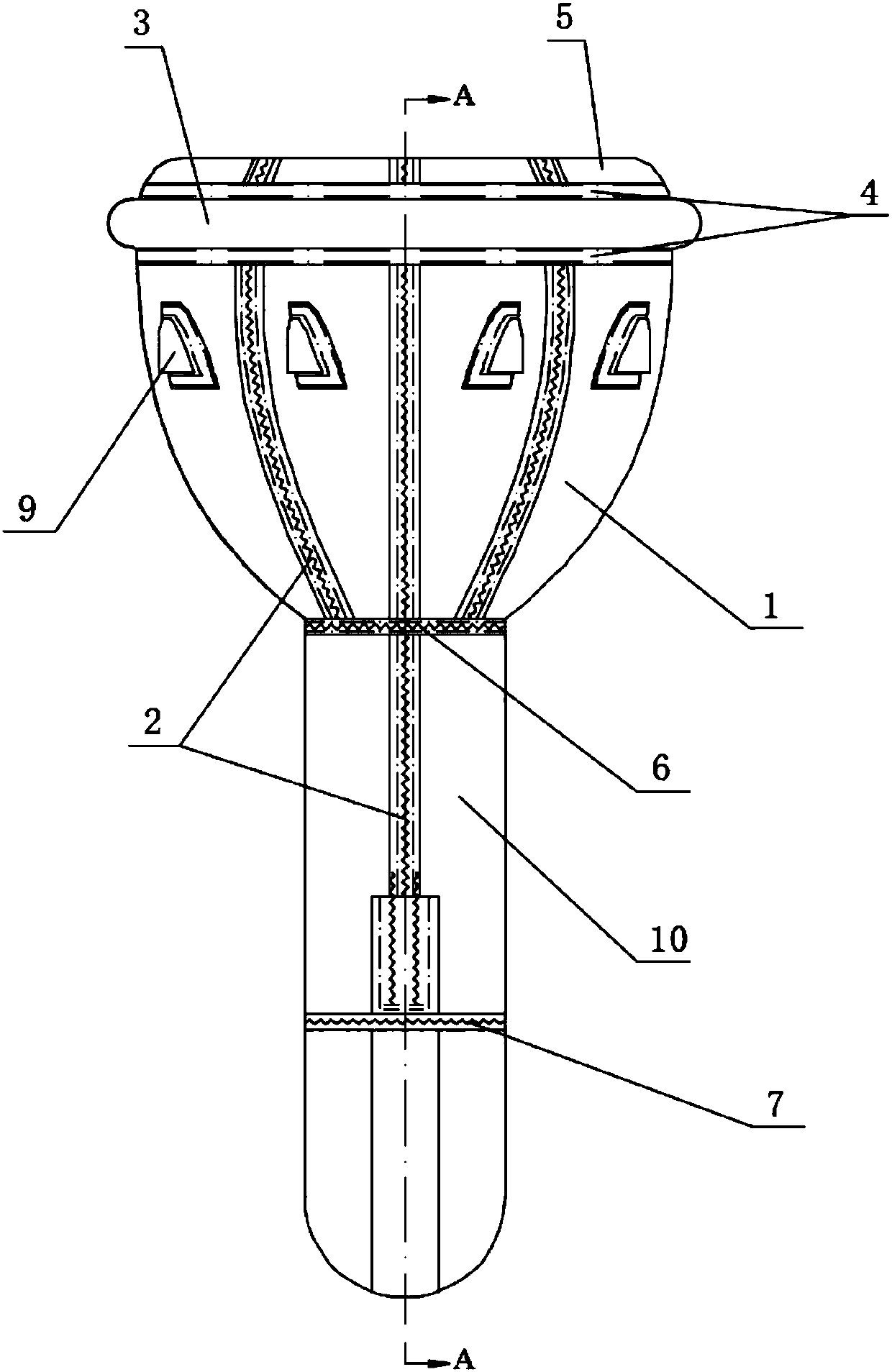 Spherical parachute