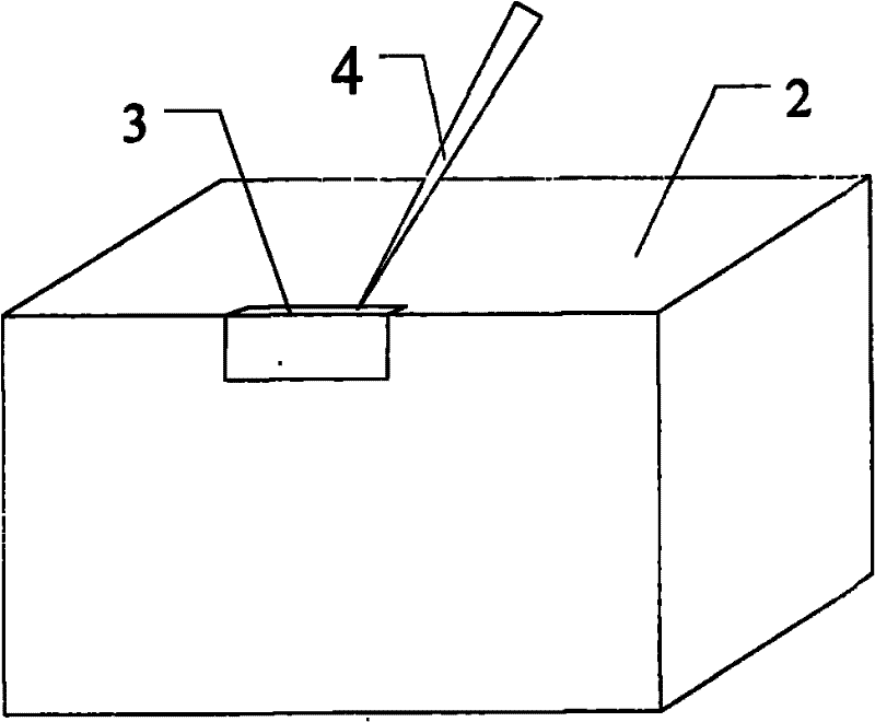Method for preparing observation sample of transmission electron microscope