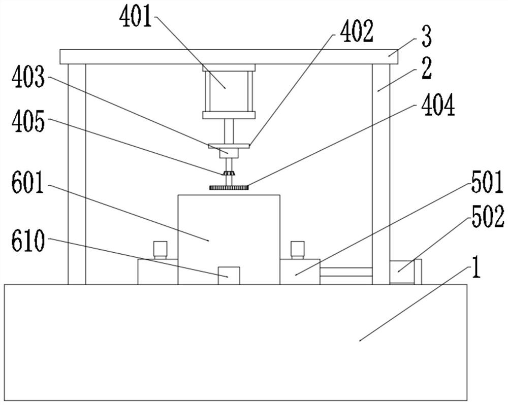 Machining device and technological method for high-precision sheet metal part of medical equipment