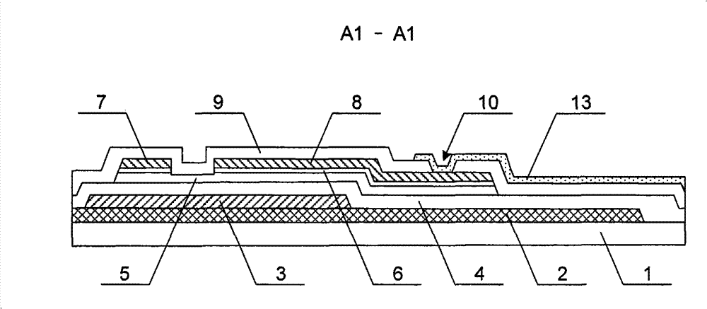 TFT-LCD (Thin Film Transistor Liquid Crystal Display) array substrate and manufacture method thereof