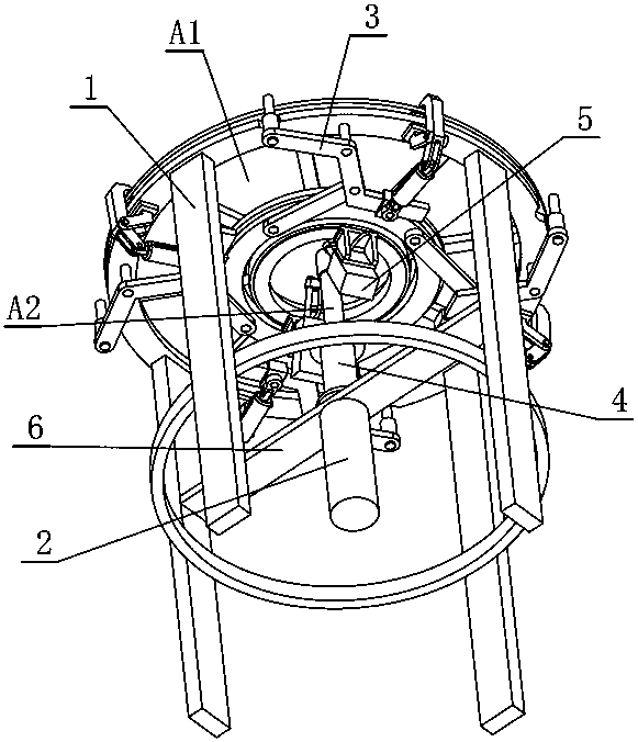 Welding device for roller cover and connecting shaft of corn thresher and operation steps