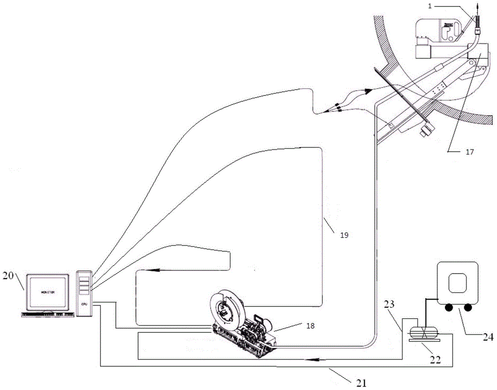 Steam generator heat-transfer pipe ultrasonic inspection system