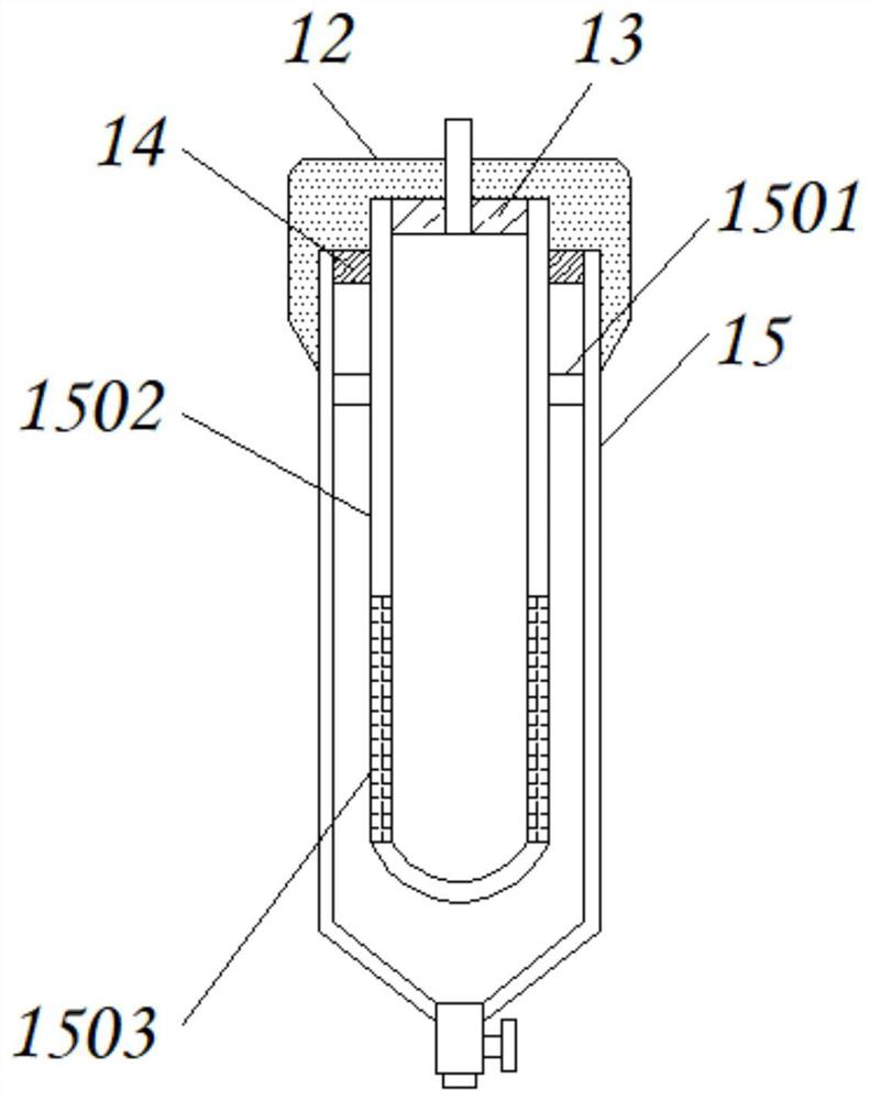 Cell suspension separation device