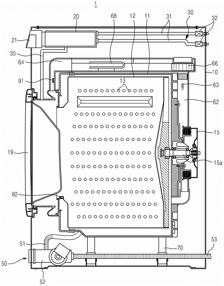 Drying apparatus and washing machine having the same and control method thereof