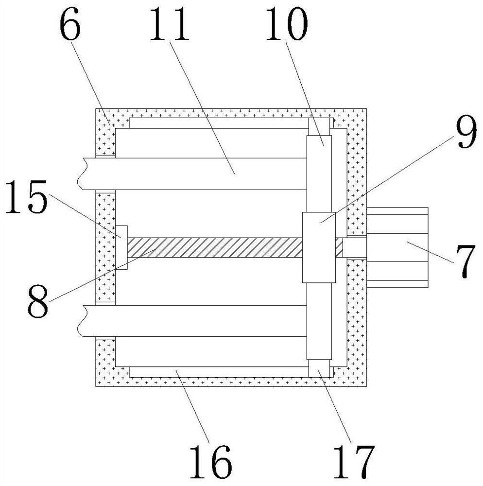 Traveling wear resistance testing device for draw-bar box