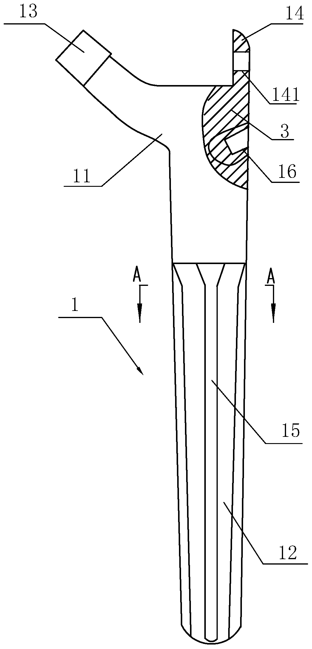 Femoral stem prosthesis