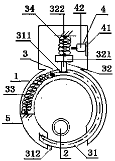 Locking device convenient for interconnection ordered parking of shared bicycle