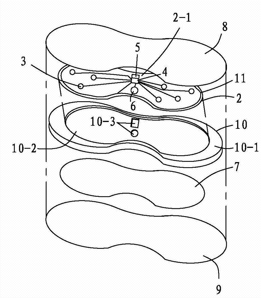 Gait detection device of foot drop corrector