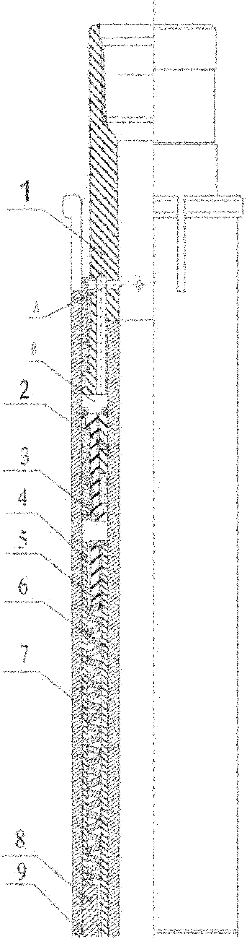 Sealing device and mechanical sealing packer
