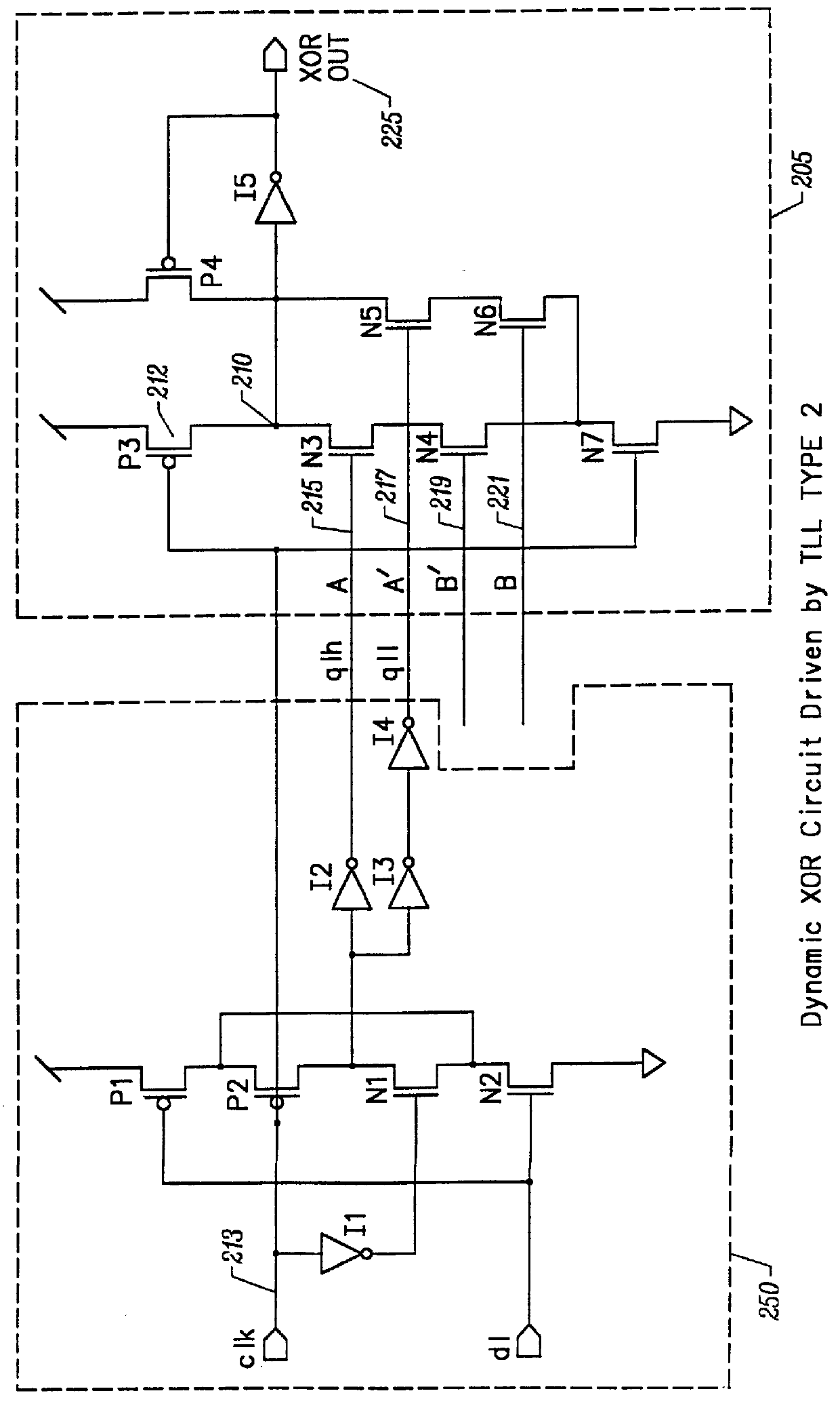 Dynamic latch circuitry
