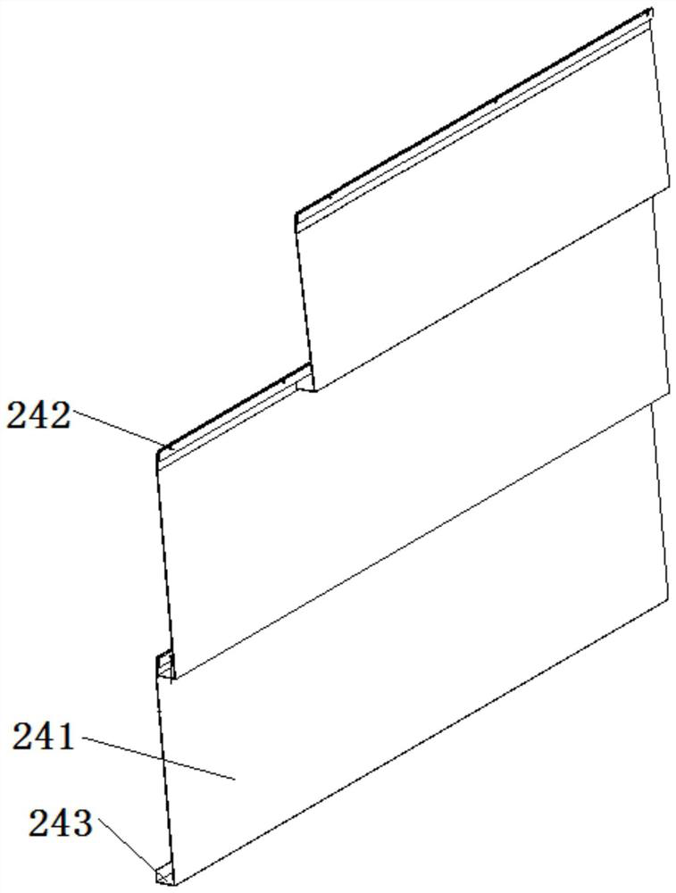 Wall surface structure based on hidden screw connection mode