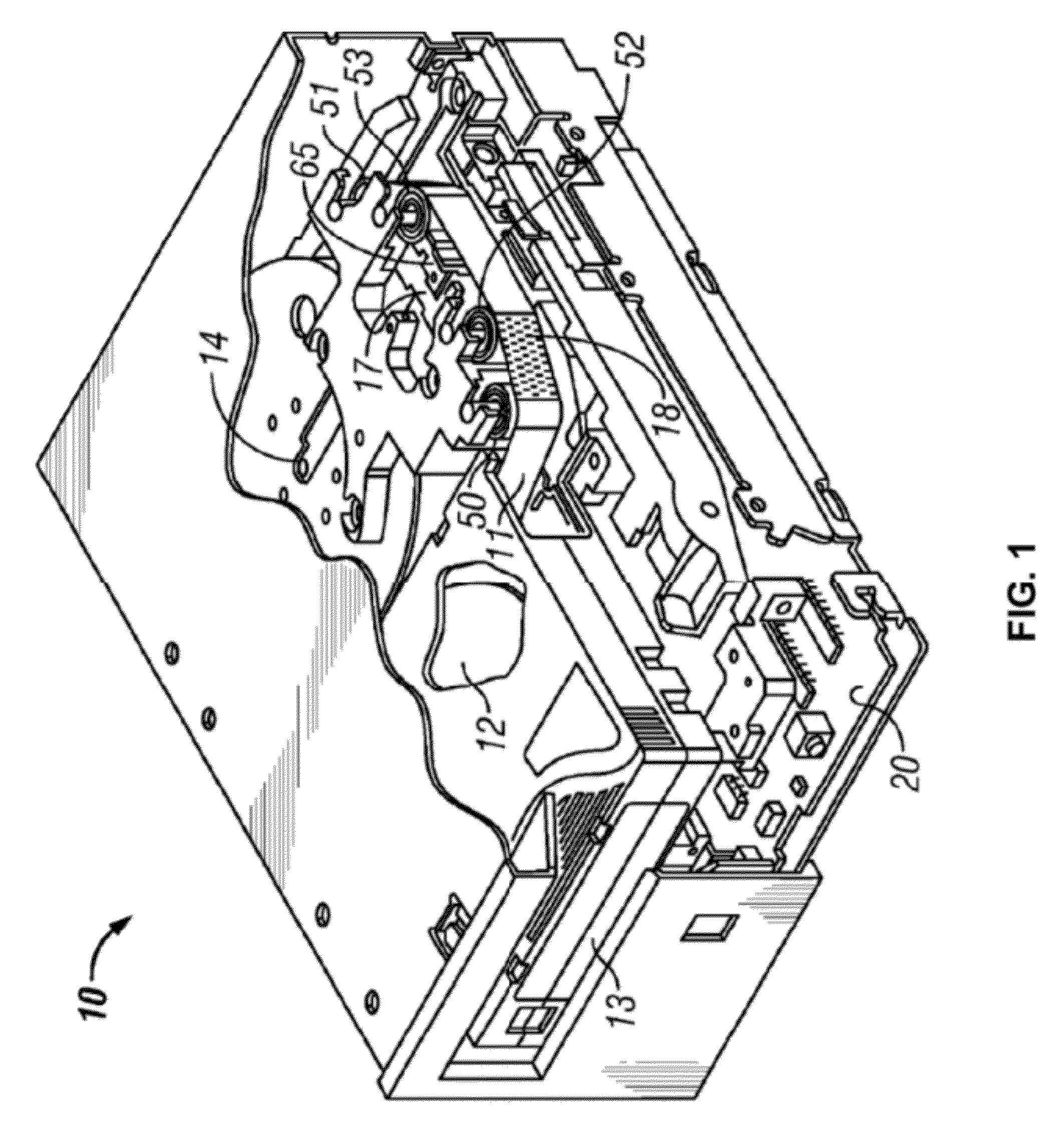 System and method for fast center calibration of a tape drive for a flangeless tape path