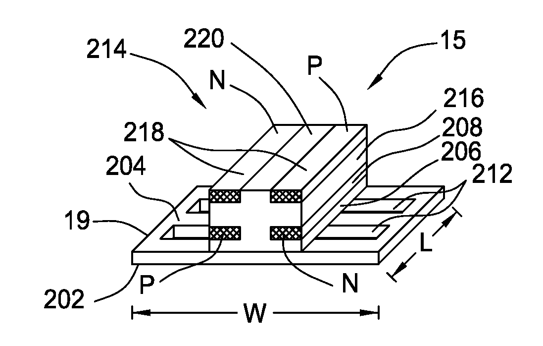 Interleaved conductor structure with offset traces