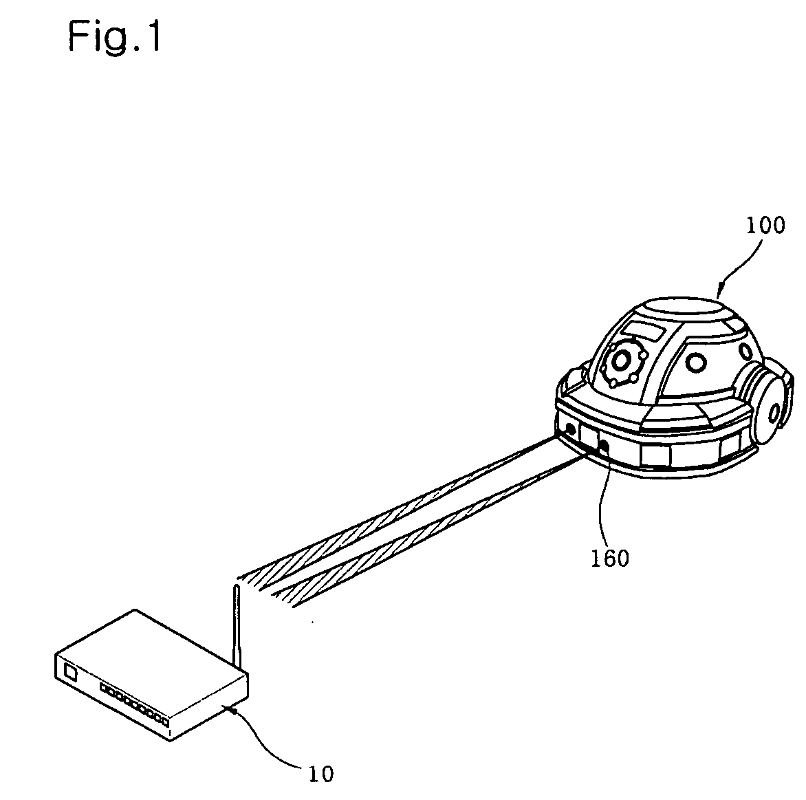 Position calculation system for mobile robot and charging-stand return and method using the same