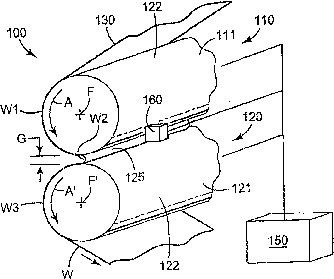 Apparatus and method for flexing web