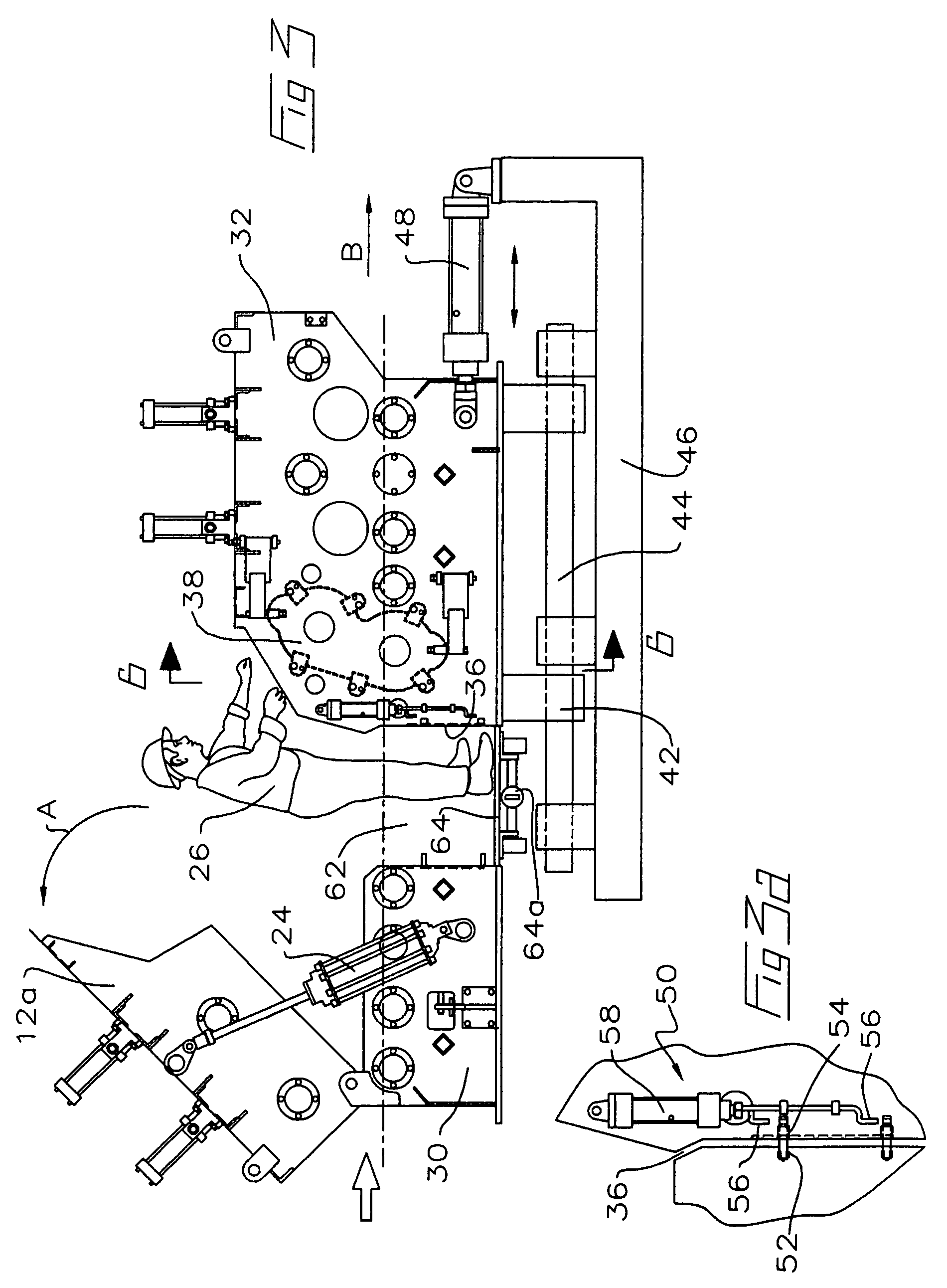 Gangsaw with a split sawbox