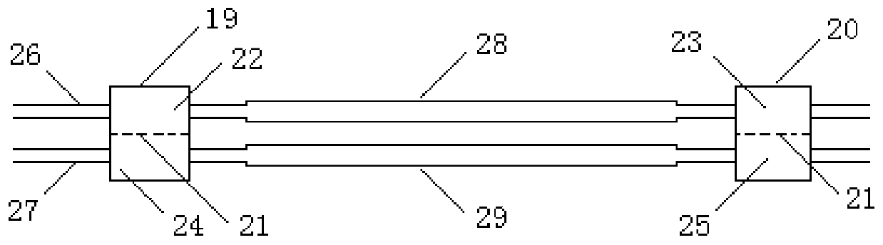 A device for realizing flow balance control by using a flow balance peristaltic pump