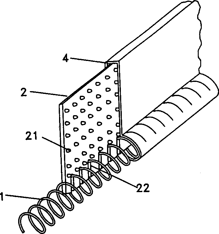 Combined water draining device and its connecting method