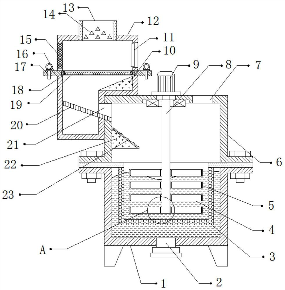 Seed cleaning device for agricultural processing