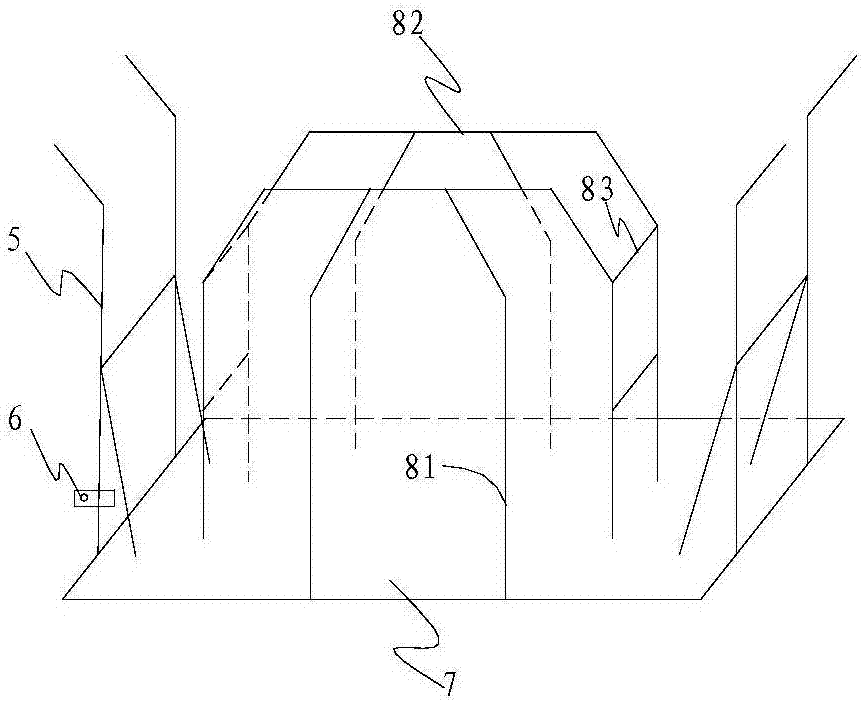 Folding and stacking device for packaging carton box