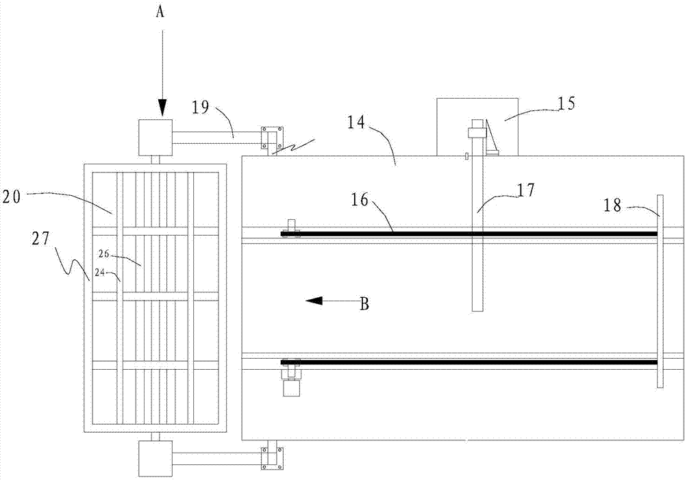 Folding and stacking device for packaging carton box