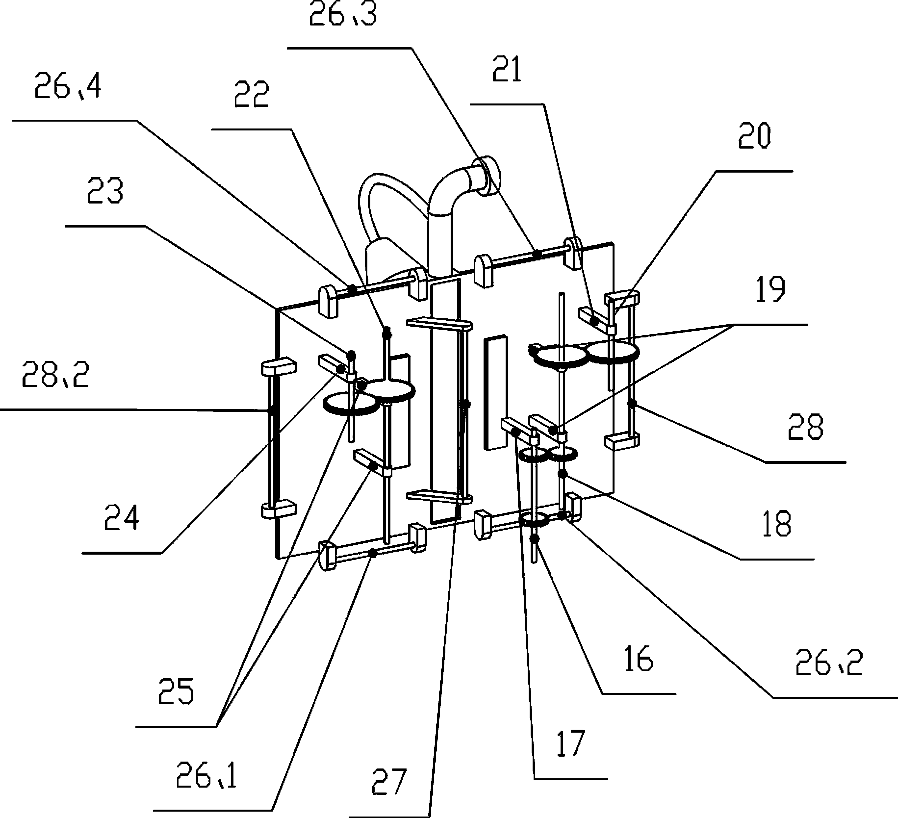 Page turning mechanism for people to read books in bed