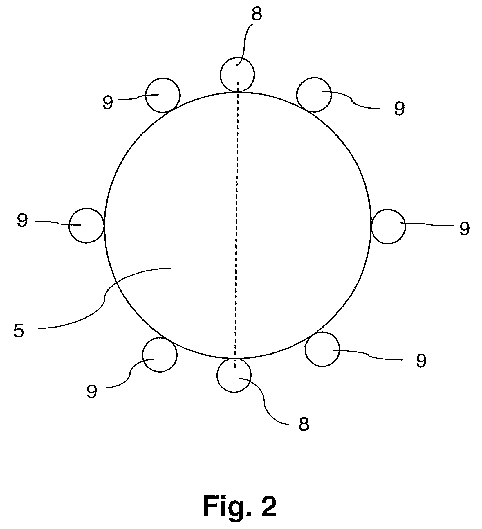 Device for contact-free measurement of temperature