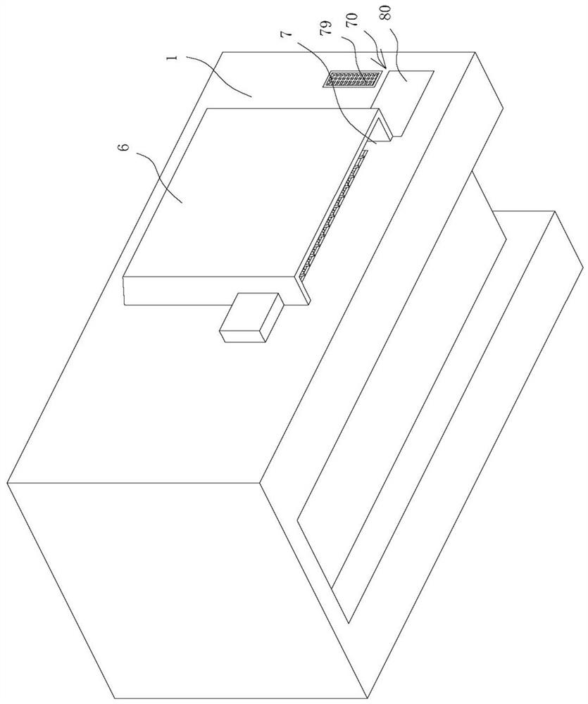 A construction waste metal separation device