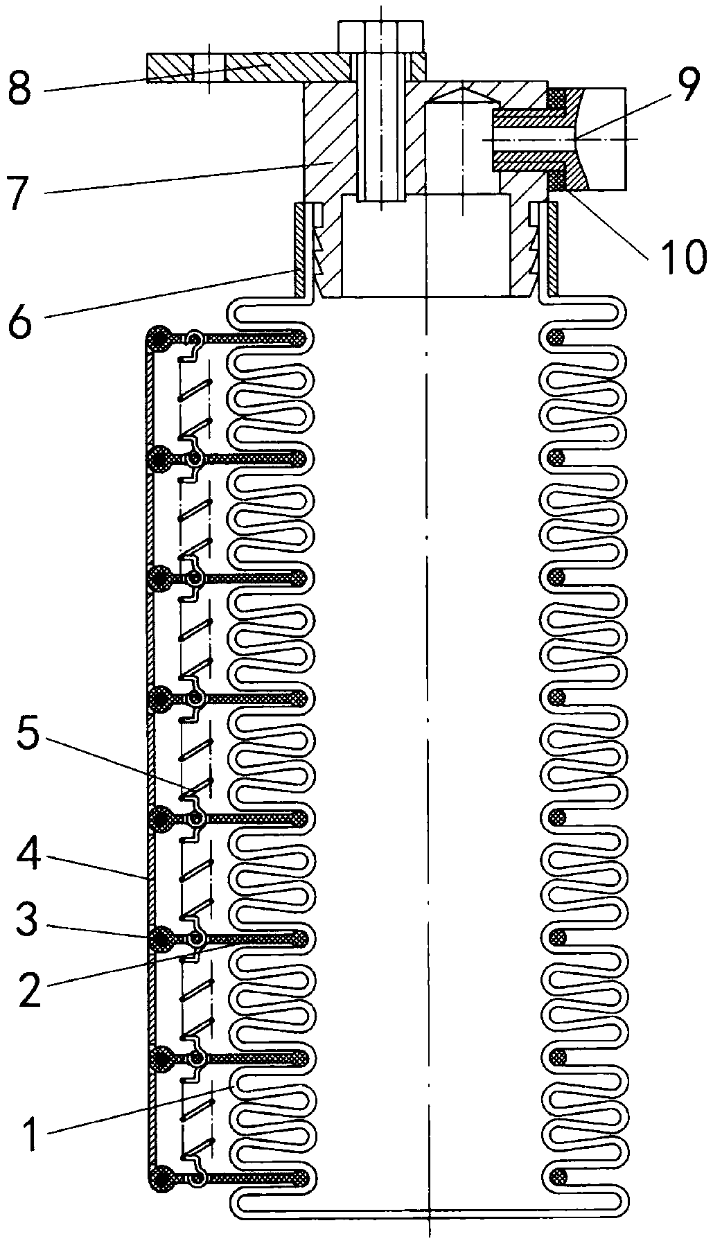 Chain plate type flexible finger