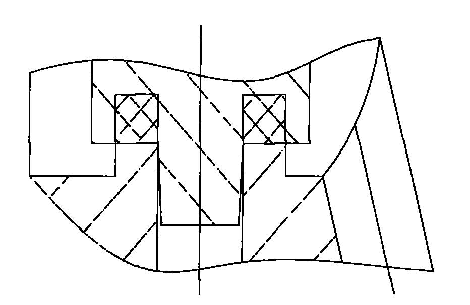 Core switching and sealing system of valve