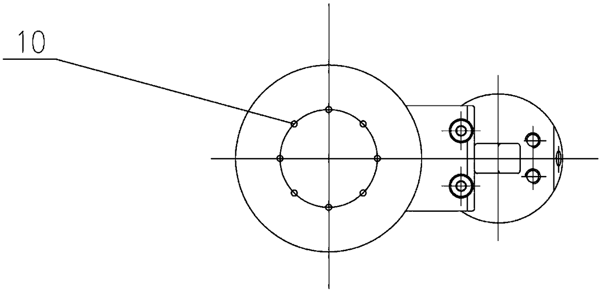 Powder conveying device suitable for small-specification in-hole laser bead welding