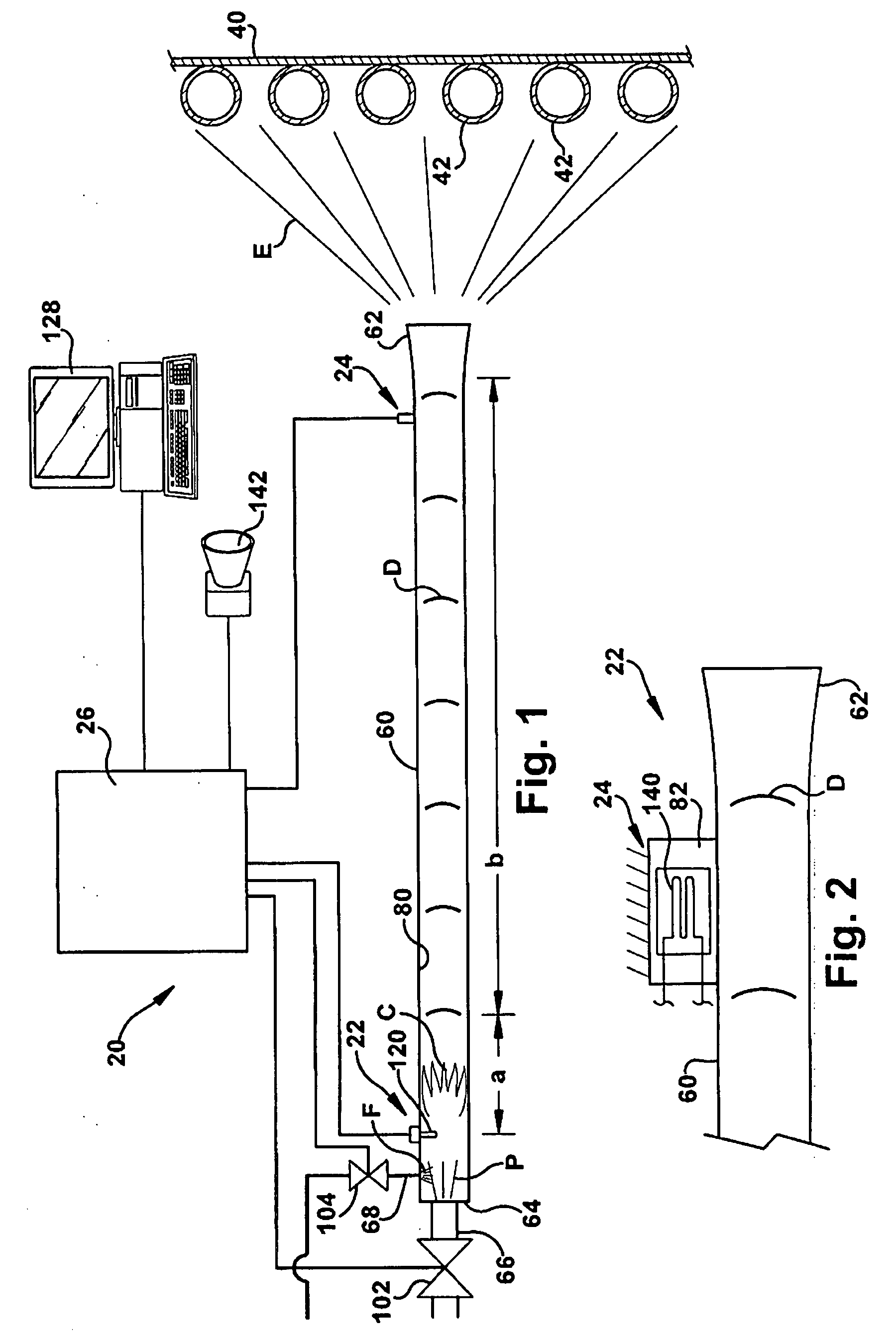 Impulse combustion cleaning system and method