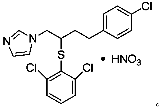 A kind of method of industrialized production butoconazole nitrate