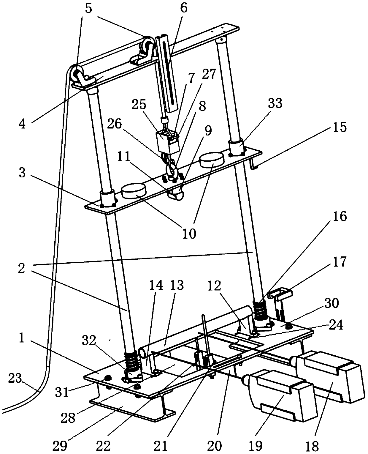 Detector for low-speed drop hammer impact test of circular pipe fitting and impact test instrument