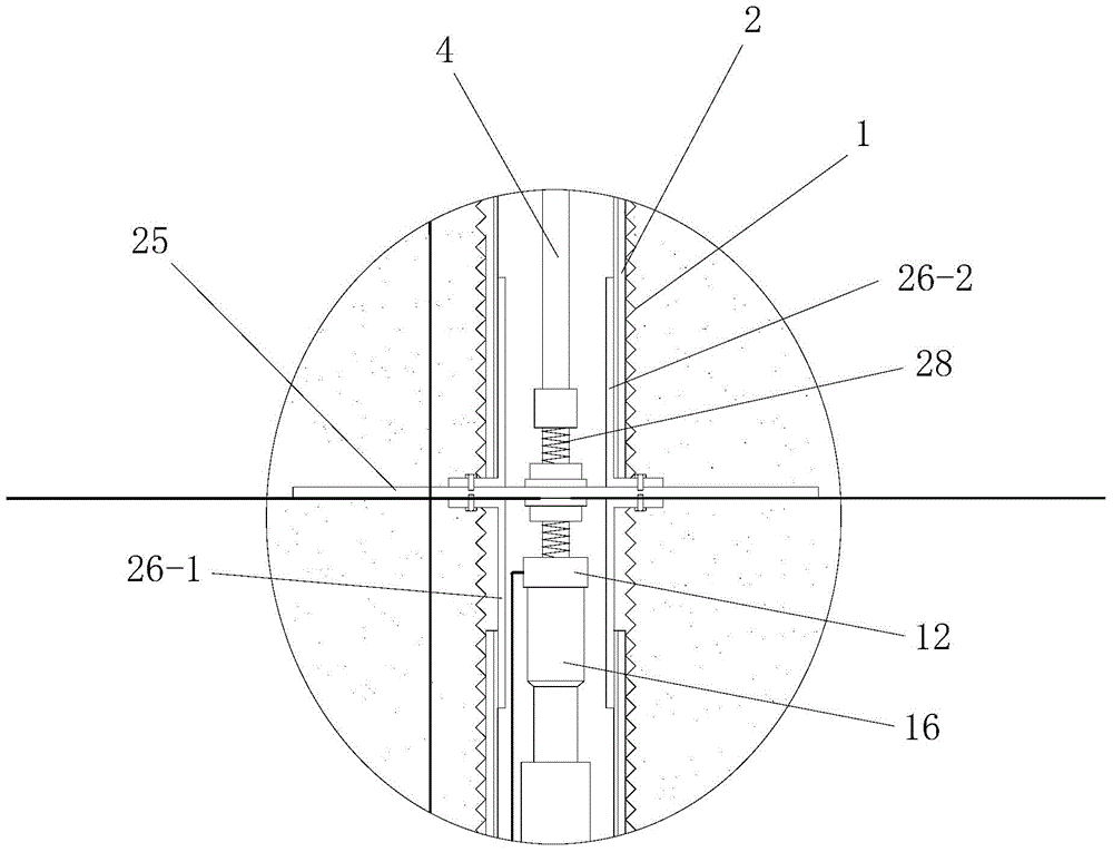 A device and method for monitoring the settlement of layered soil