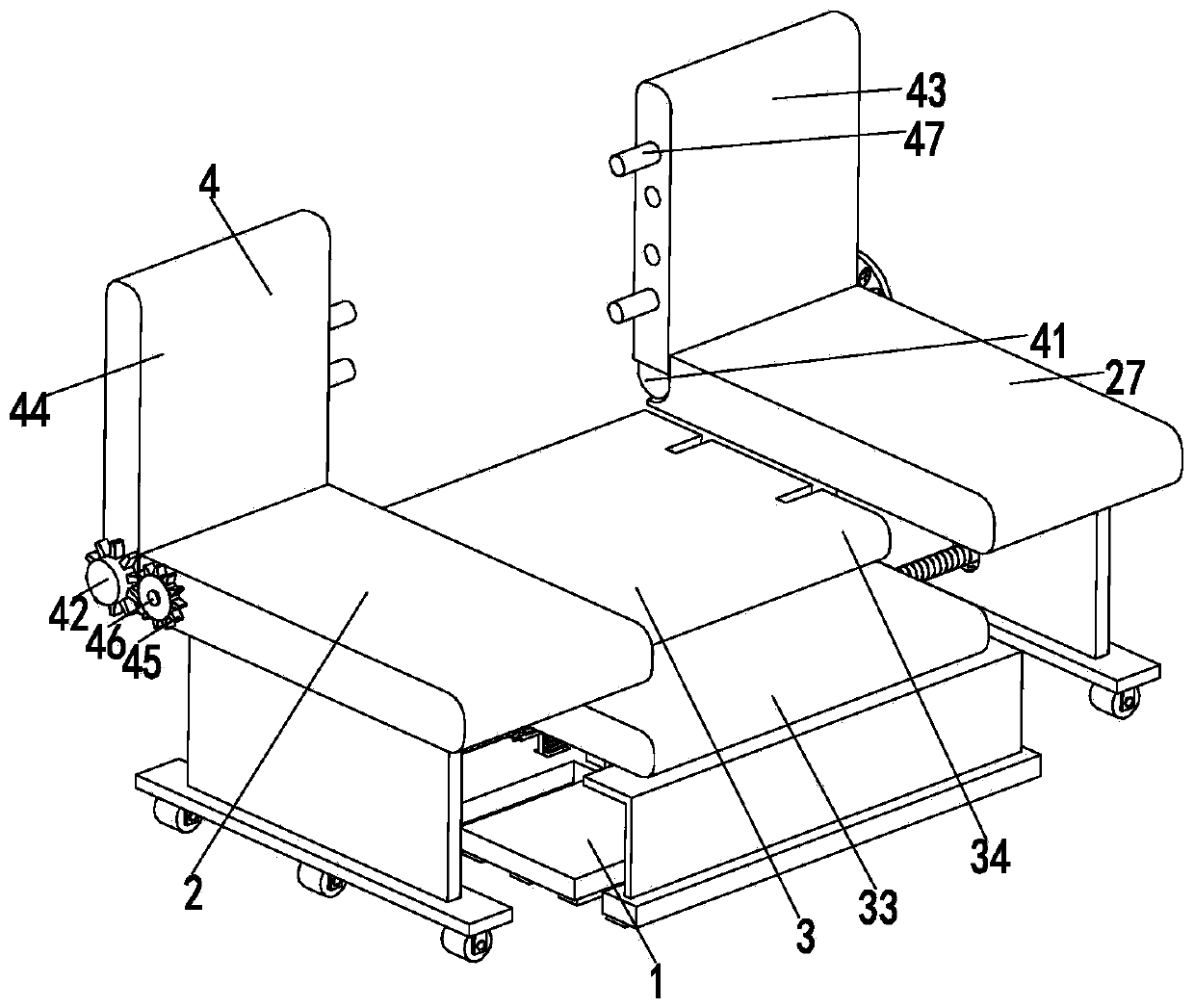 Adjustable folding multifunctional intelligent sofa