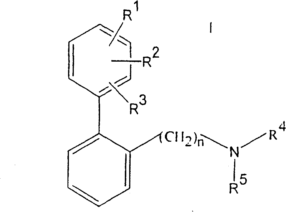 Substituted 2-dialkylaminoalkylbiphenyl derivatives