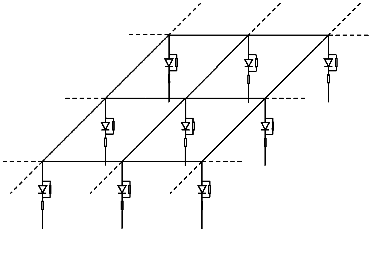 Method for establishing distributed resistance model of solar cell