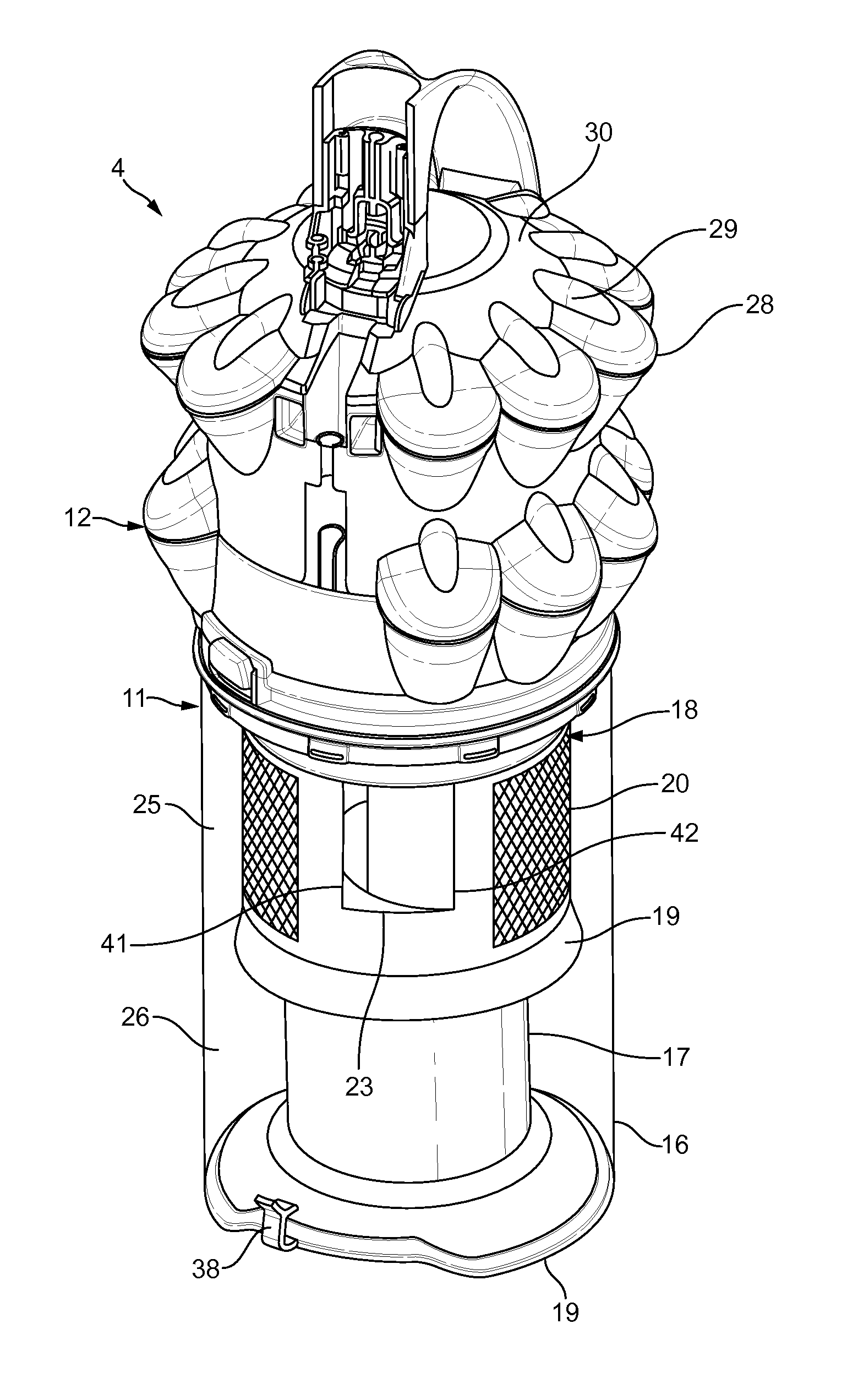 Cyclonic separator