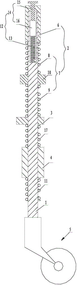 Sewing machine pressing mechanism and sewing machine with sewing machine pressing mechanism