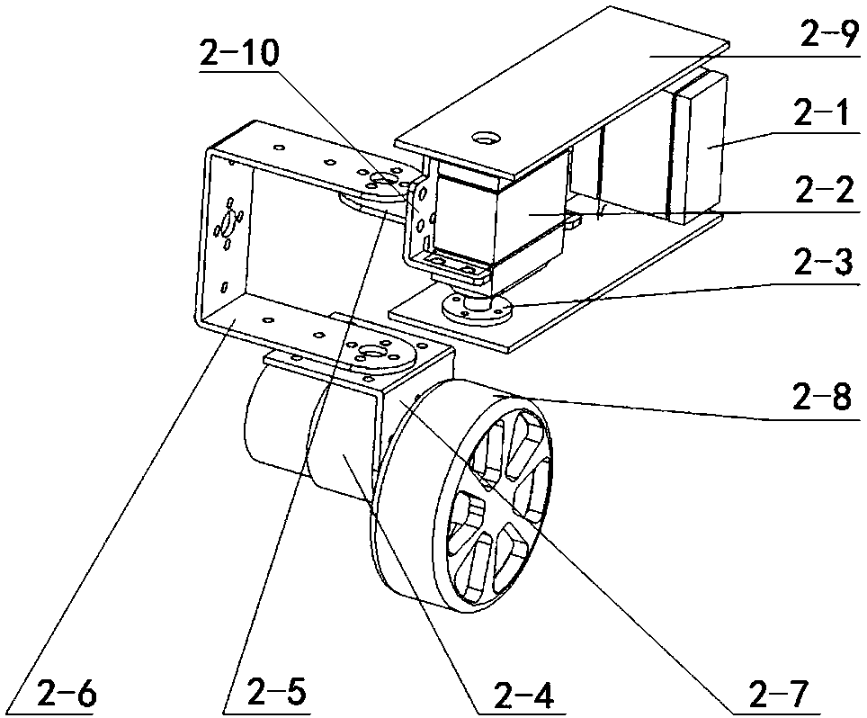 Coaxial type all-terrain wheel-legged mobile robot