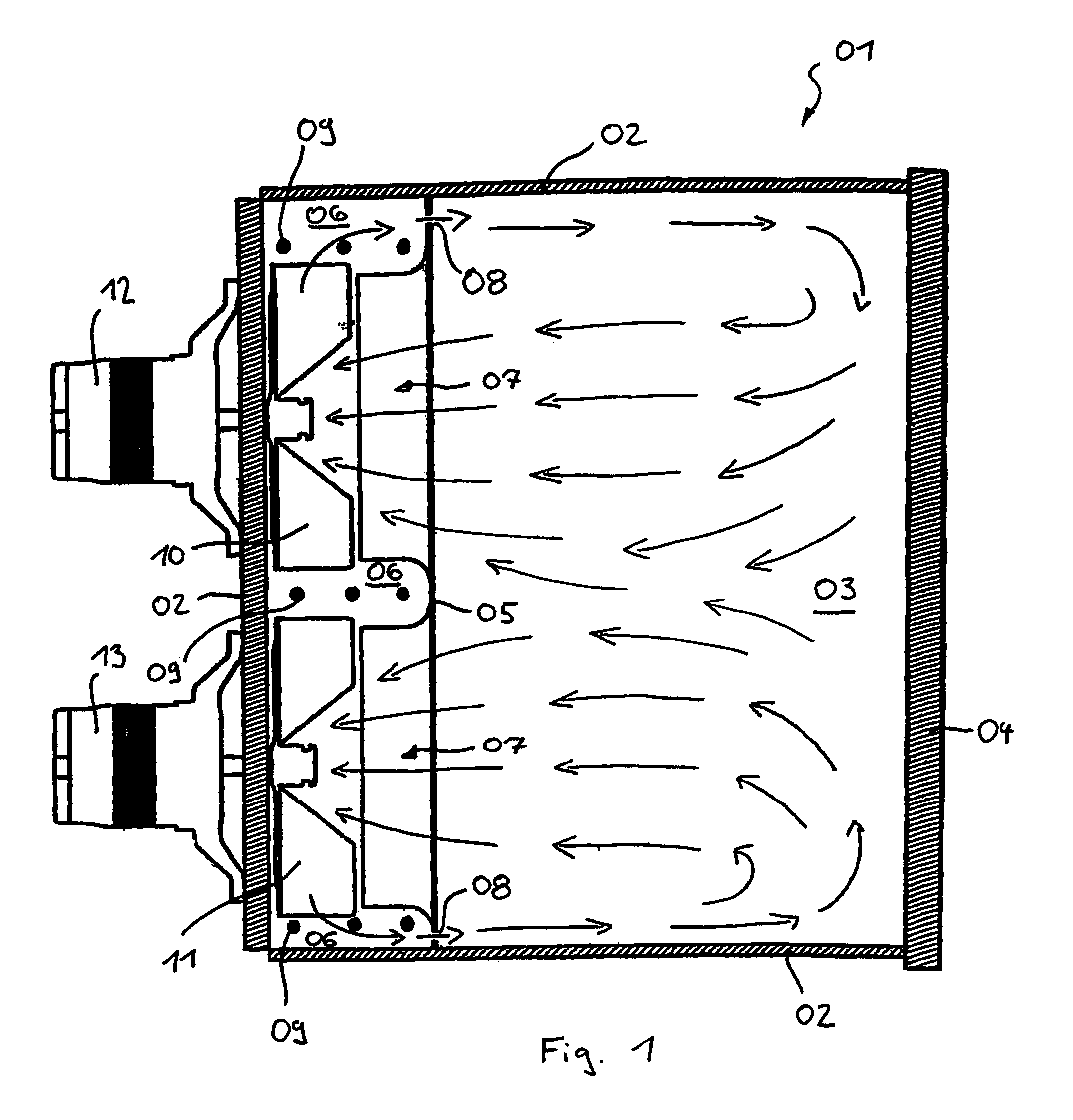 Baking oven and method of operating a baking oven