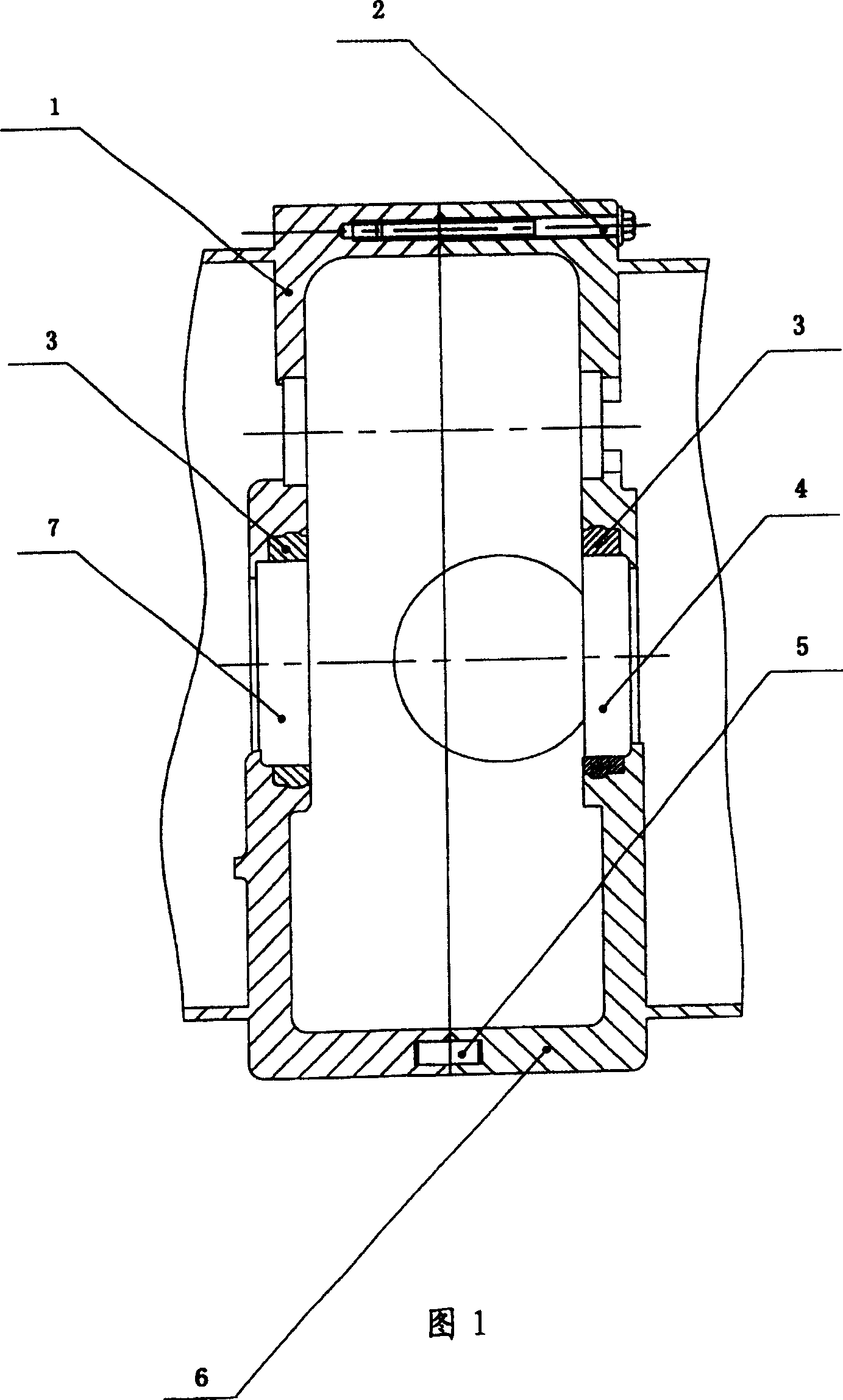 Crankcase of opposited engine with double cylinders