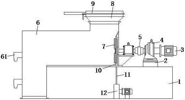 Push squeeze type scroll feeder