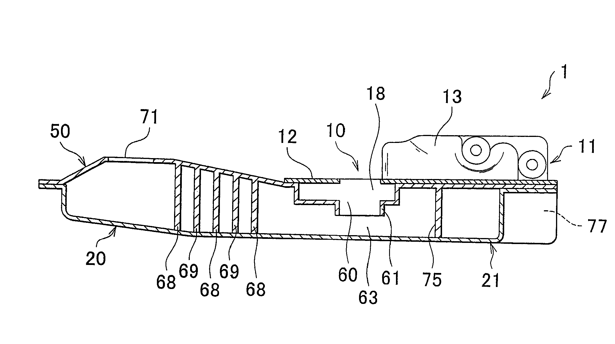 Integrated apparatus of gas-liquid separator and diluter